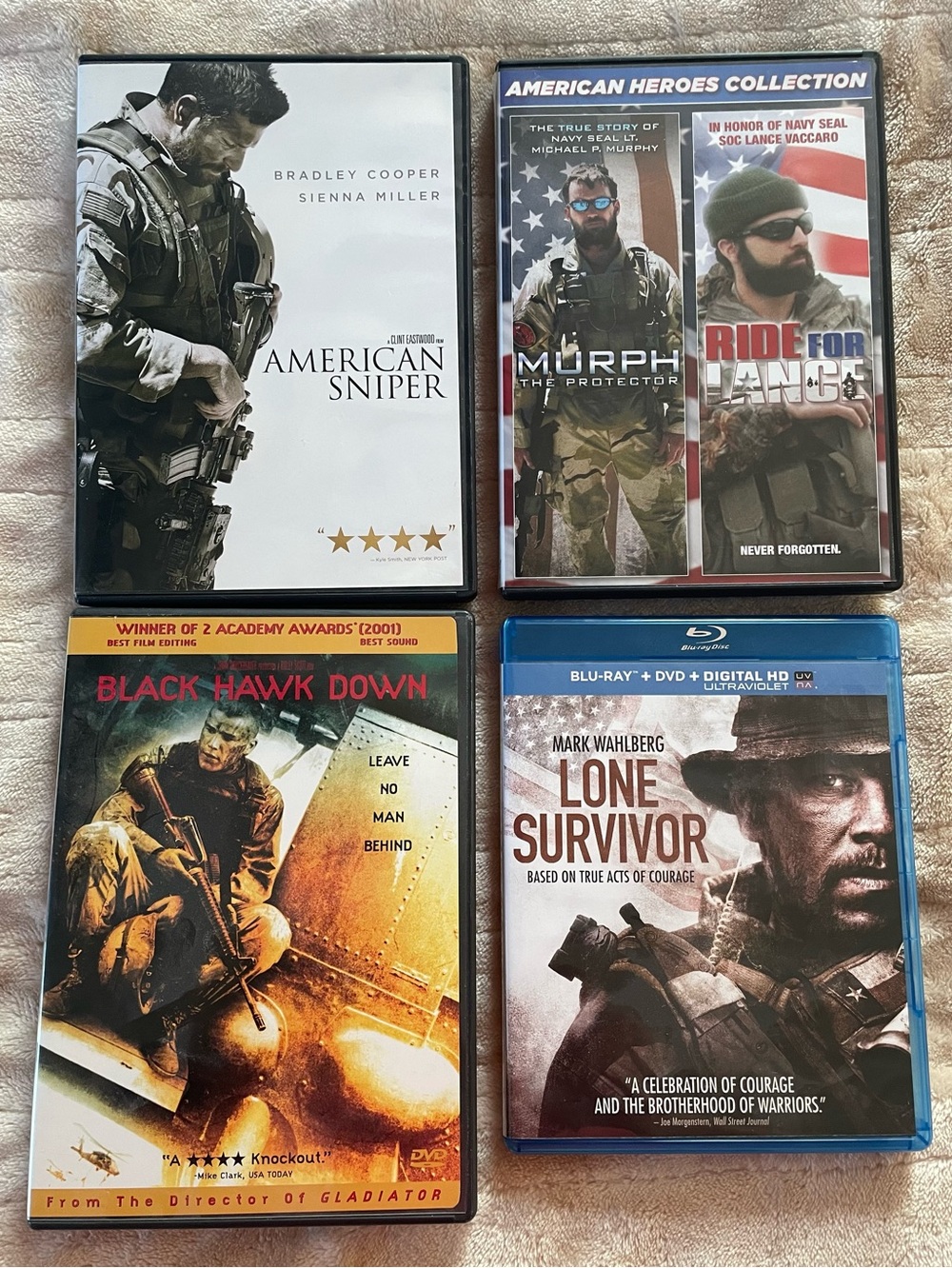 Lot Of 4 DVD Action/War Movies